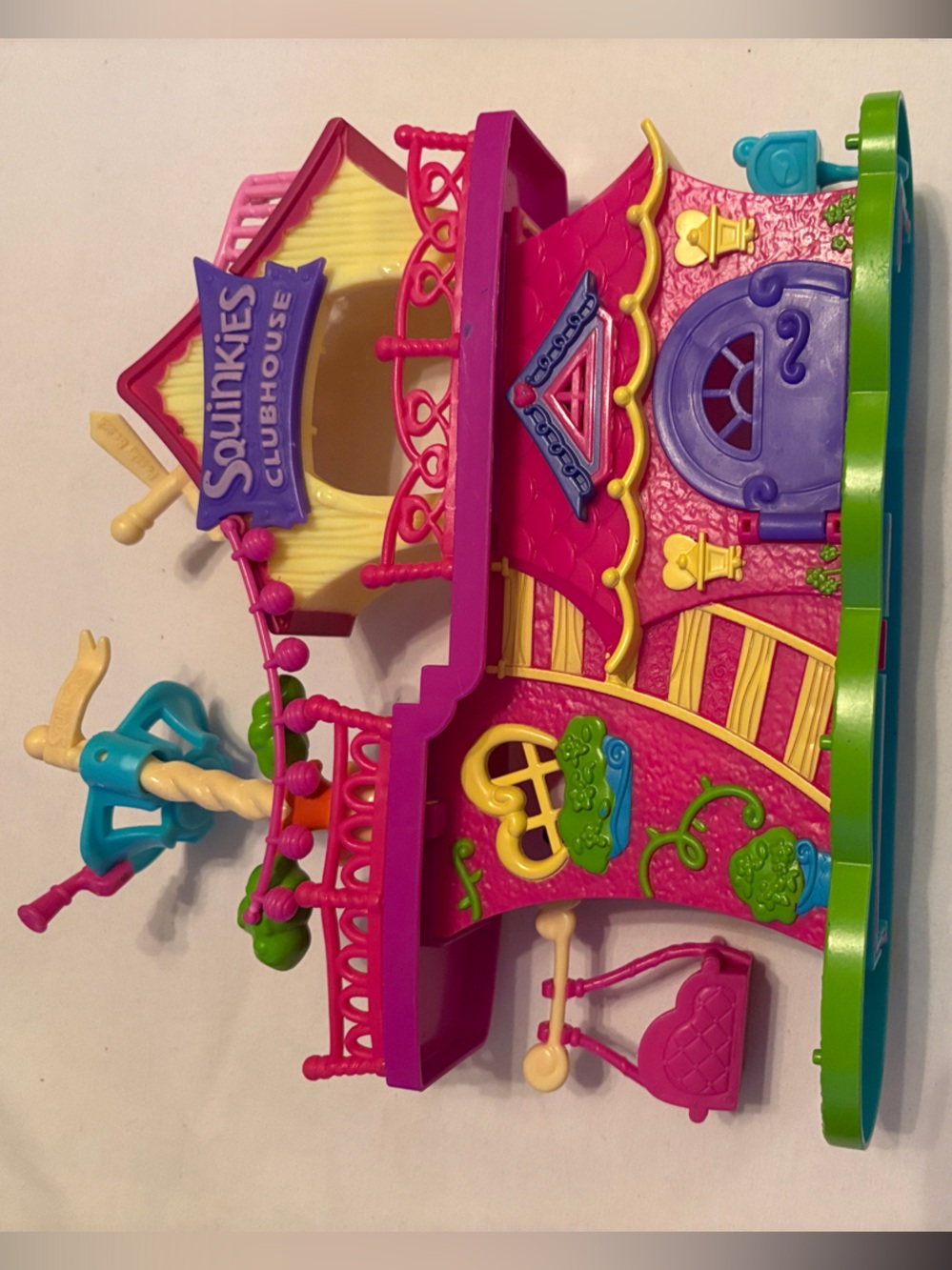 Squinkies Clubhouse Playset - Pink and Purple Kids Doll Accessory